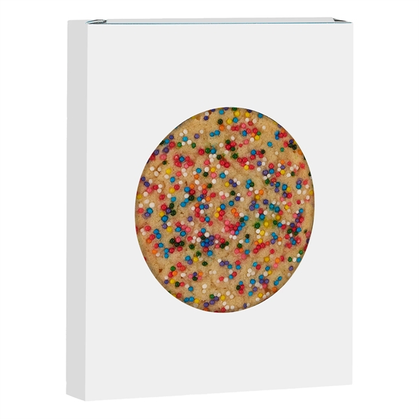 Window Box with Sugar Cookie with Rainbow Nonpareils Gourmet Cookie.... from ASI 71685 Midnite Snax®