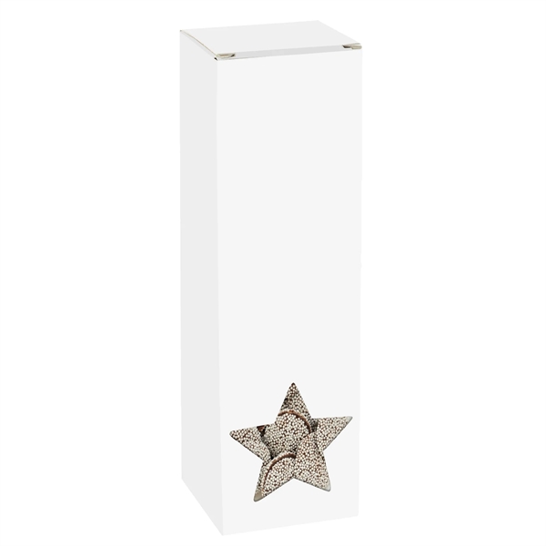 Holiday Candy Box with Star Die Cut Window filled with Dark... from ASI 71685 Midnite Snax®