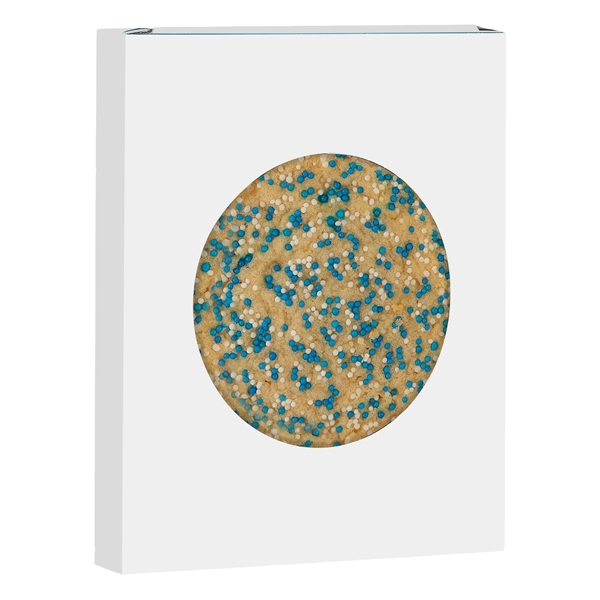 Window Box with Sugar Cookie with Corporate Color™ Nonpareils Gourmet Cookie.... from ASI 71685 Midnite Snax®