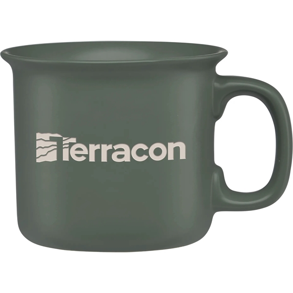 14 oz. ceramic mug with a natural looking, matte style finish... from ASI 71920 Moderne Glass Company Inc / Glass America®