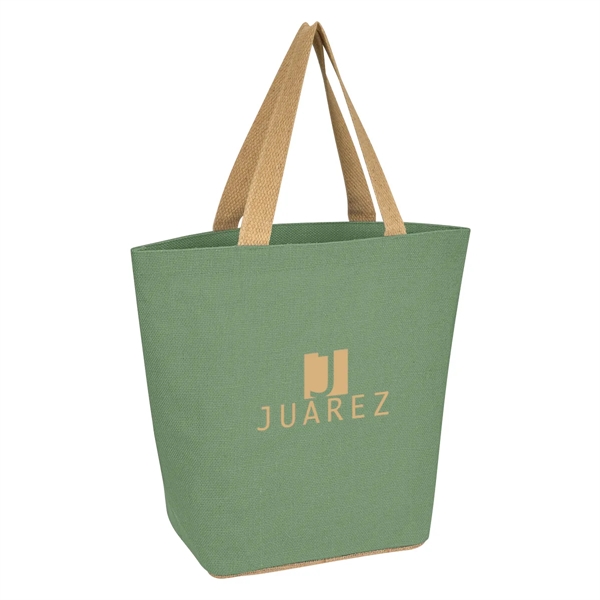 Tote bag made of 100% pure jute which is biodegradable 24"... from ASI 61125 Hit Promotional Products / Hit®