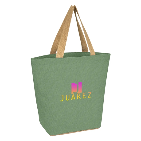 Tote bag made of 100% pure jute which is biodegradable 24"... from ASI 61125 Hit Promotional Products / Hit®