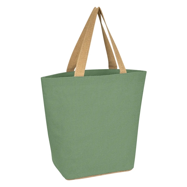 Tote bag made of 100% pure jute which is biodegradable 24"... from ASI 61125 Hit Promotional Products / Hit®