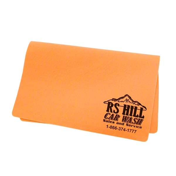 Non-abrasive towel that absorbs moisture three times faster than other towels... from ASI 92980 WOV-IN® / Promopet