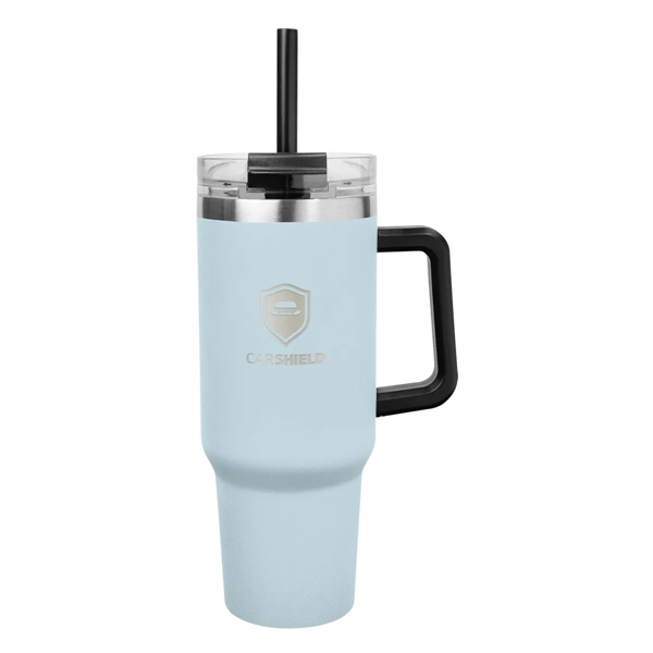 40 oz. stainless steel tumbler with double wall vacuum insulated construction,... from ASI 61125 Hit Promotional Products