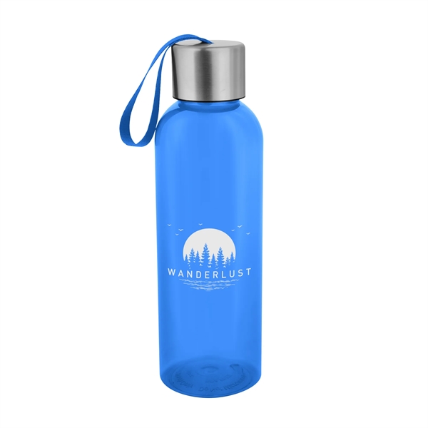 20 ounce rPET recycled polyester bottle with lid and wrist strap.... from ASI 61125 Hit Promotional Products / Hit®