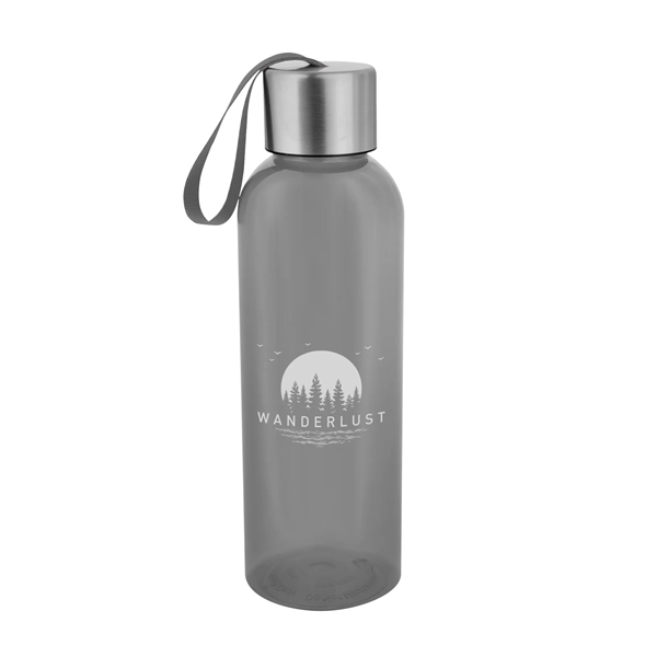 20 ounce rPET recycled polyester bottle with lid and wrist strap.... from ASI 61125 Hit Promotional Products / Hit®