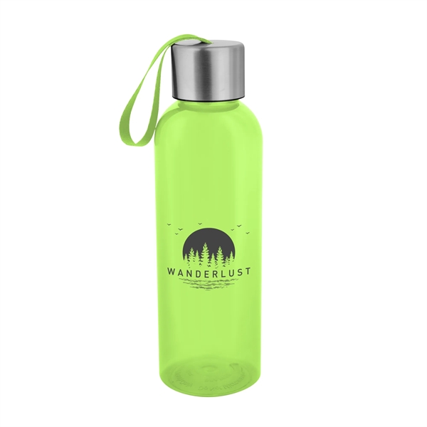 20 ounce rPET recycled polyester bottle with lid and wrist strap.... from ASI 61125 Hit Promotional Products / Hit®
