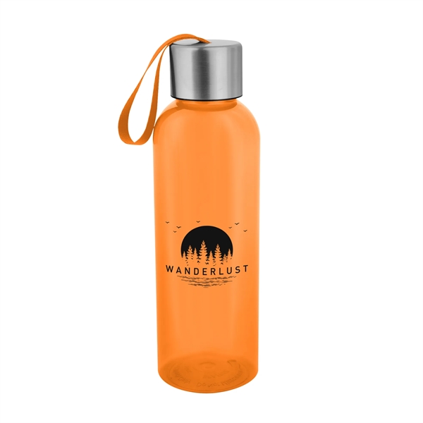 20 ounce rPET recycled polyester bottle with lid and wrist strap.... from ASI 61125 Hit Promotional Products / Hit®