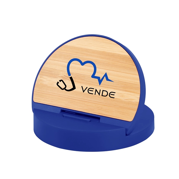 Wireless charger and phone stand with a type-C input and cord... from ASI 61125 Hit Promotional Products / Hit®