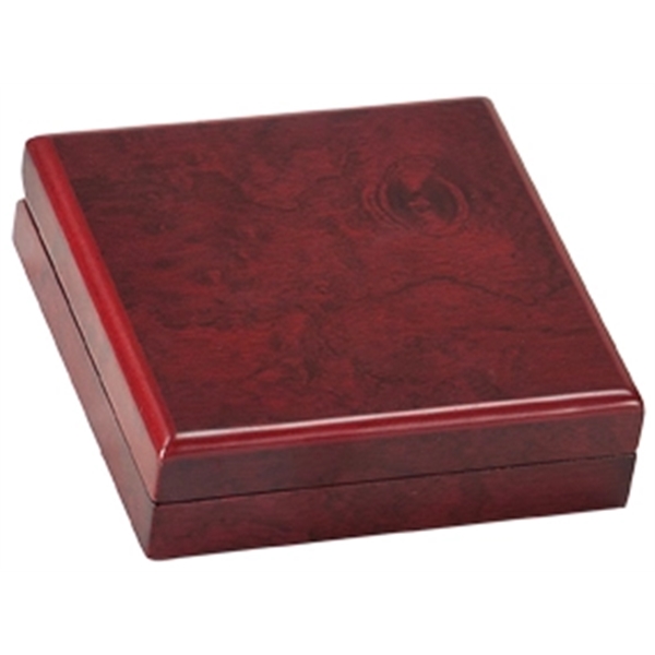 Rosewood gift box measures 4 1/4" x 4 1/4" and comes... from ASI 92531 Unique Custom Products / UCP