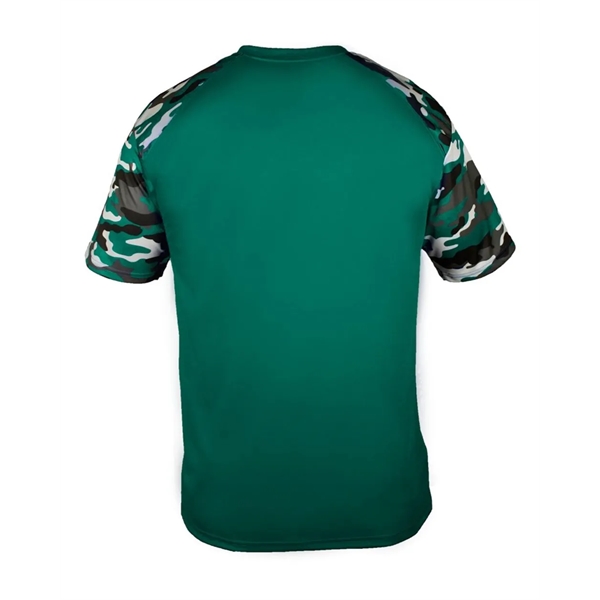 Camo accent sport t-shirt, youth... from ASI 84358 S&S Activewear