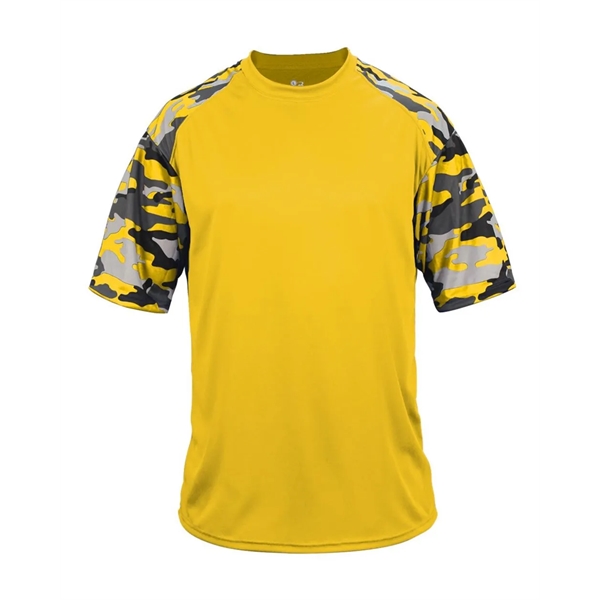 Camo accent sport t-shirt, youth... from ASI 84358 S&S Activewear