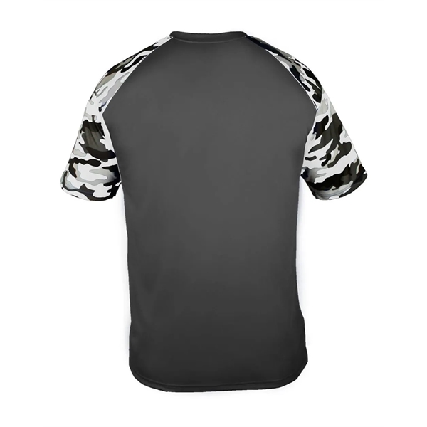 Camo accent sport t-shirt, youth... from ASI 84358 S&S Activewear