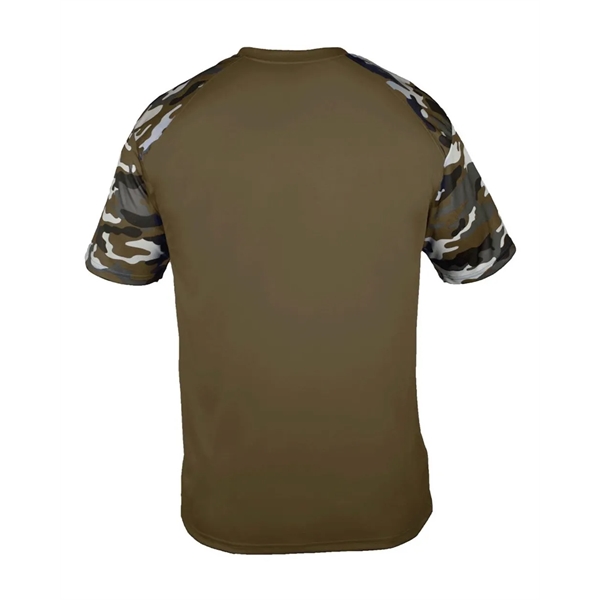 Camo accent sport t-shirt, youth... from ASI 84358 S&S Activewear