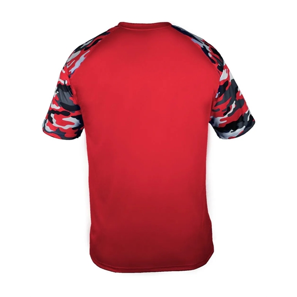 Camo accent sport t-shirt, youth... from ASI 84358 S&S Activewear