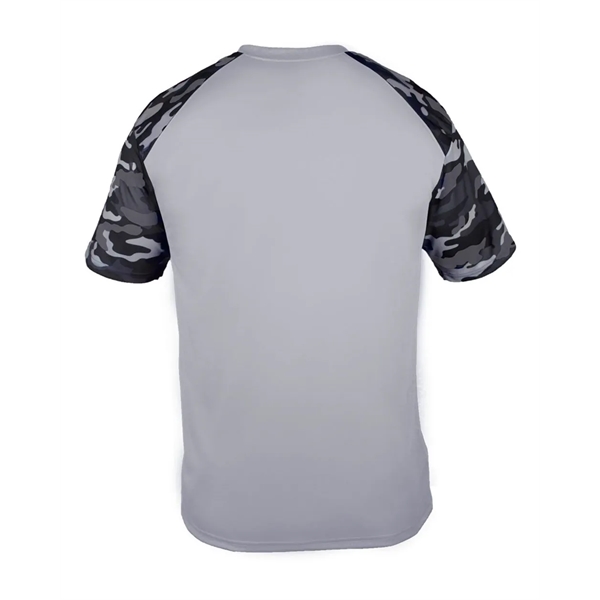 Camo accent sport t-shirt, youth... from ASI 84358 S&S Activewear