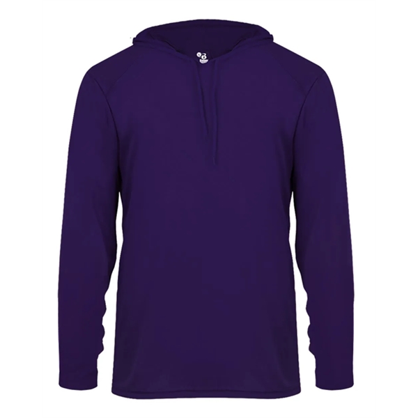 Long-sleeve hooded t-shirt with drawcord... from ASI 84358 S&S Activewear