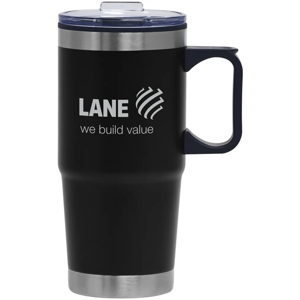 24 oz. travel tumbler made of stainless steel with an insulated... from ASI 71920 Moderne Glass Company Inc / Glass America®