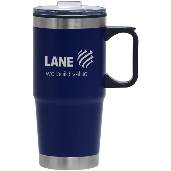 24 oz. travel tumbler made of stainless steel with an insulated... from ASI 71920 Moderne Glass Company Inc / Glass America®