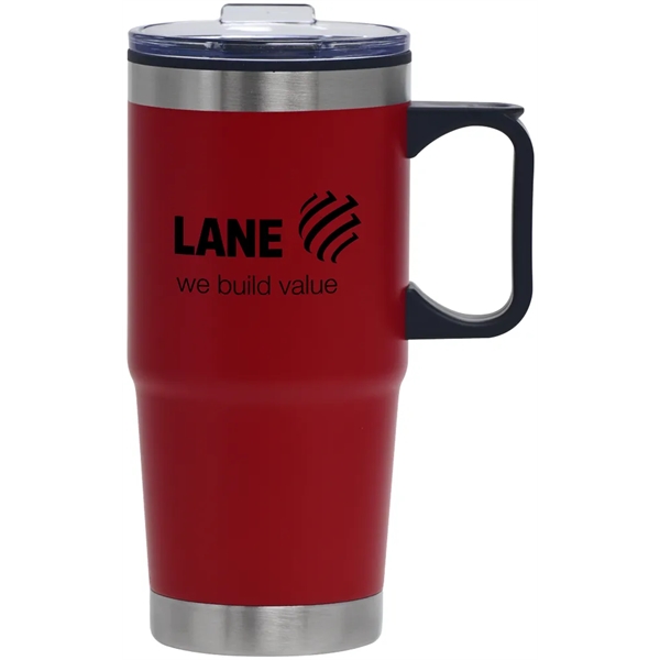 24 oz. travel tumbler made of stainless steel with an insulated... from ASI 71920 Moderne Glass Company Inc / Glass America®
