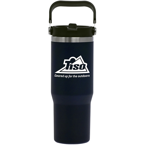 30 oz. travel tumbler made of stainless steel and copper vacuum... from ASI 71920 Moderne Glass Company Inc / Glass America®