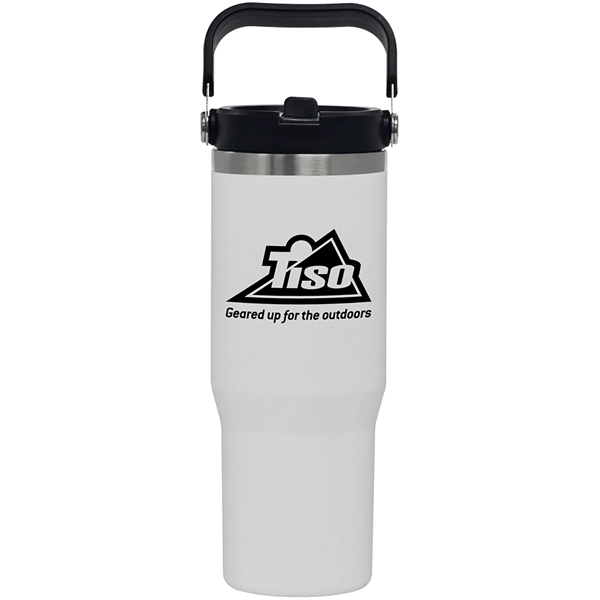 30 oz. travel tumbler made of stainless steel and copper vacuum... from ASI 71920 Moderne Glass Company Inc / Glass America®