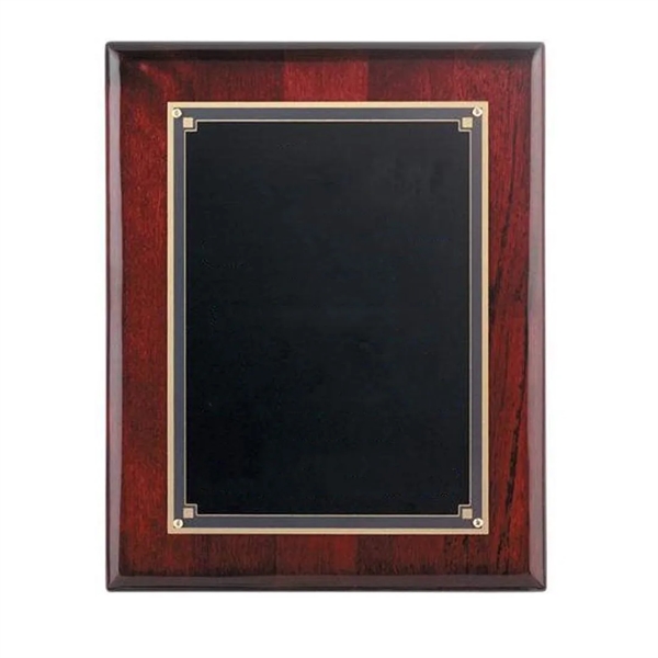 Rosewood piano finish plaque.... from ASI 84592 St Regis Group / R S Owens & Co Inc