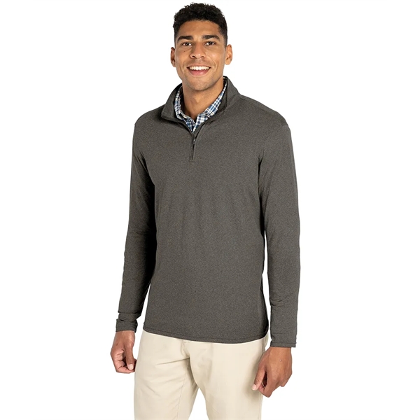 Our lightweight Men's Eco-Logic Quarter Zip is a sustainable pullover designed... from ASI 44620 Charles River Apparel