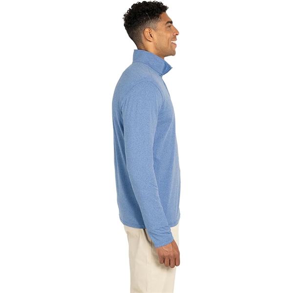 Our lightweight Men's Eco-Logic Quarter Zip is a sustainable pullover designed... from ASI 44620 Charles River Apparel