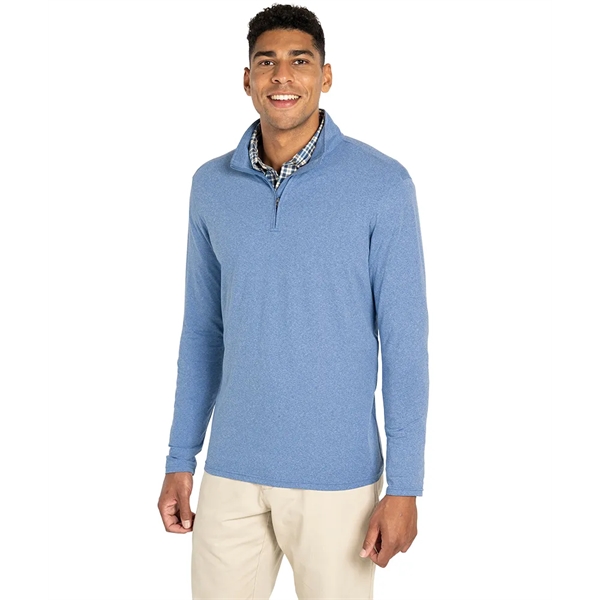 Our lightweight Men's Eco-Logic Quarter Zip is a sustainable pullover designed... from ASI 44620 Charles River Apparel