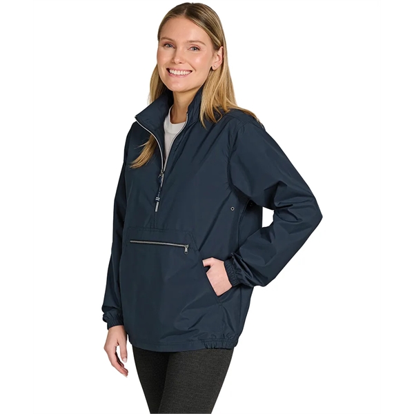 Part of a bestselling collection, the Riverbank Pack-N-Go® pullover is a... from ASI 44620 Charles River Apparel