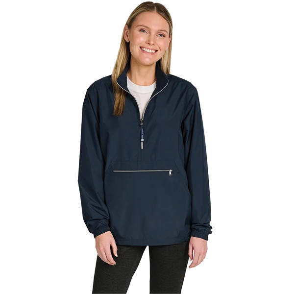 Part of a bestselling collection, the Riverbank Pack-N-Go® pullover is a... from ASI 44620 Charles River Apparel