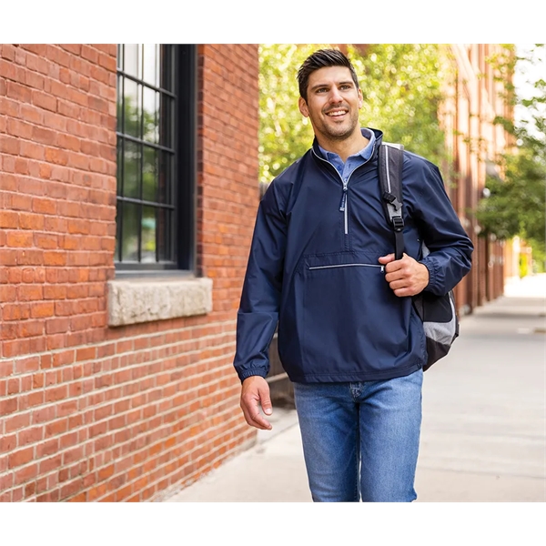 Part of a bestselling collection, the Riverbank Pack-N-Go® pullover is a... from ASI 44620 Charles River Apparel