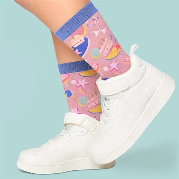 Adult Athletic Crew Socks - Show Off Your Brand/Logo in Full... from ASI 67557 LimeLight Ent / Limelight USA