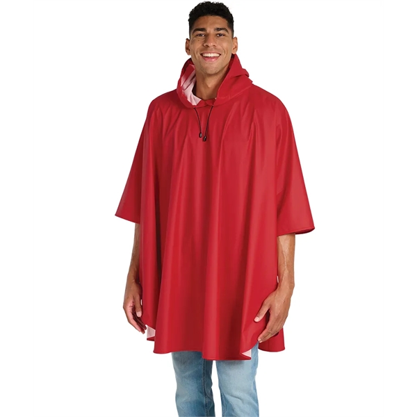 Our waterproof, lightweight, unisex Peak Poncho is a rain poncho made... from ASI 44620 Charles River Apparel