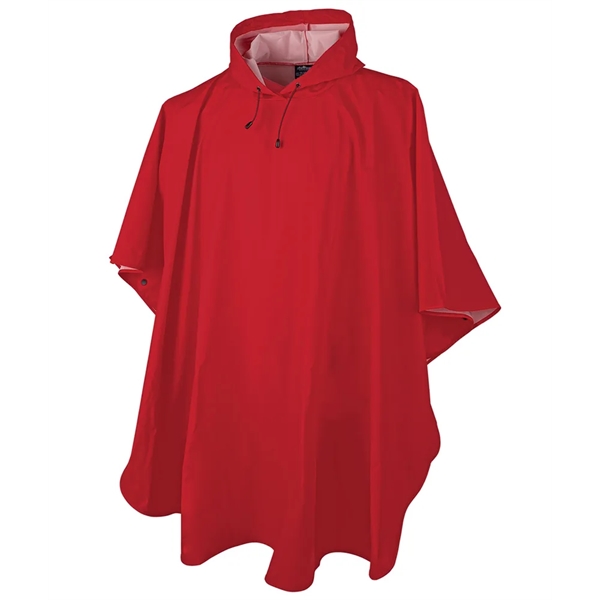 Our waterproof, lightweight, unisex Peak Poncho is a rain poncho made... from ASI 44620 Charles River Apparel