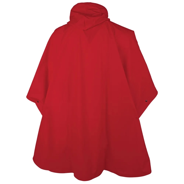 Our waterproof, lightweight, unisex Peak Poncho is a rain poncho made... from ASI 44620 Charles River Apparel
