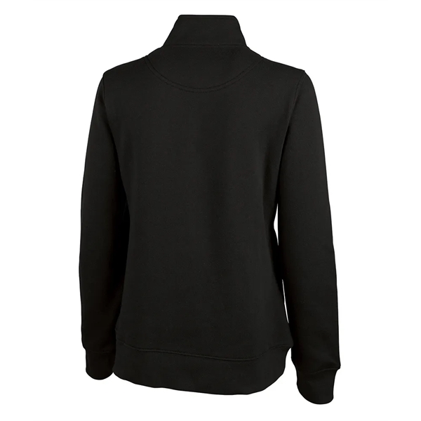 Our versatile & mid-weight Women's Crosswind Quarter Zip Sweatshirt made from... from ASI 44620 Charles River Apparel
