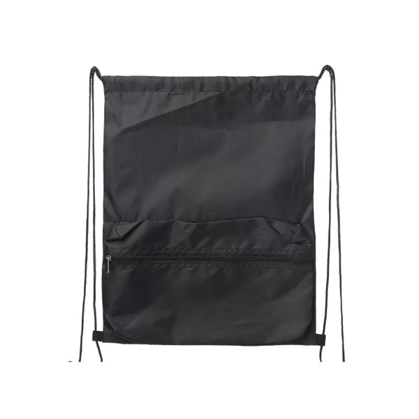 Drawstring Backpack with Front Pocket plus 1 color silkscreen imprint on... from ASI 37218 Athena Promo (tm)