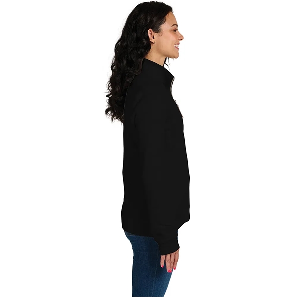 Our midweight Women's Hudson Quarter Zip Pullover is a cotton-blend pullover... from ASI 44620 Charles River Apparel