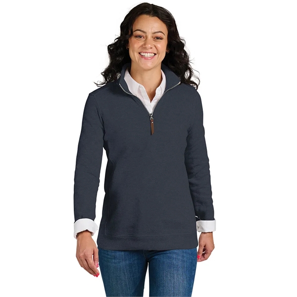 Our midweight Women's Hudson Quarter Zip Pullover is a cotton-blend pullover... from ASI 44620 Charles River Apparel