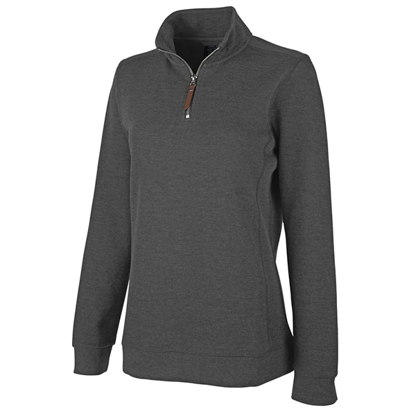 Our midweight Women's Hudson Quarter Zip Pullover is a cotton-blend pullover... from ASI 44620 Charles River Apparel