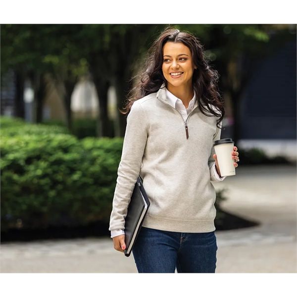 Our midweight Women's Hudson Quarter Zip Pullover is a cotton-blend pullover... from ASI 44620 Charles River Apparel