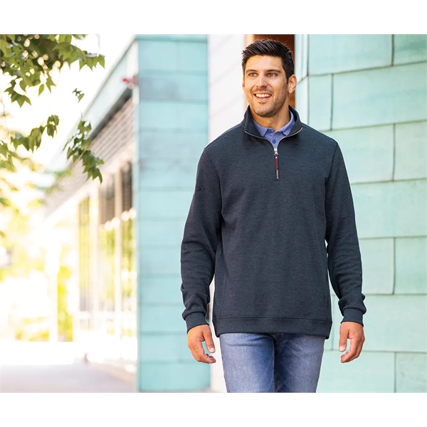 Our midweight Men's Hudson Quarter Zip Pullover is a cotton-blend pullover... from ASI 44620 Charles River Apparel