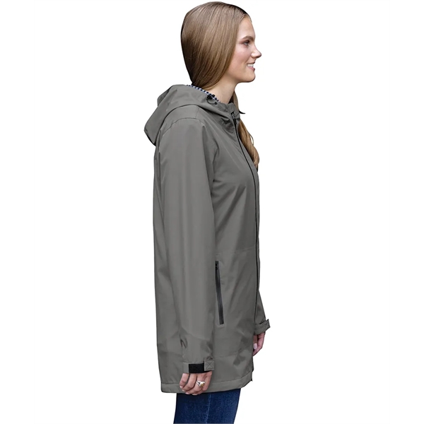Our lightweight Women's Atlantic Rain Shell Jacket is waterproof, breathable, and... from ASI 44620 Charles River Apparel