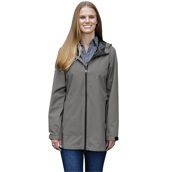 Our lightweight Women's Atlantic Rain Shell Jacket is waterproof, breathable, and... from ASI 44620 Charles River Apparel