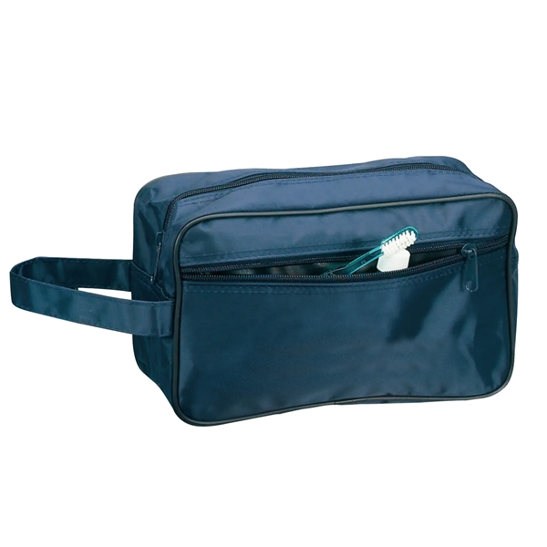 Introducing our versatile and compact toiletry bag with an easy-to-carry handle... from ASI 34800 Alstar Creations