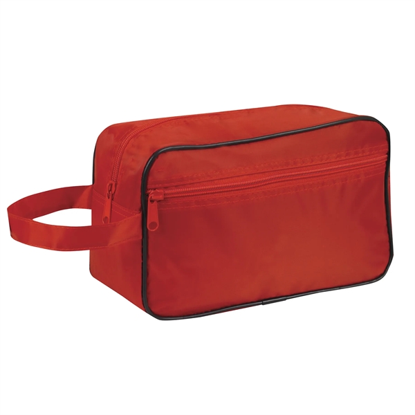 Introducing our versatile and compact toiletry bag with an easy-to-carry handle... from ASI 34800 Alstar Creations