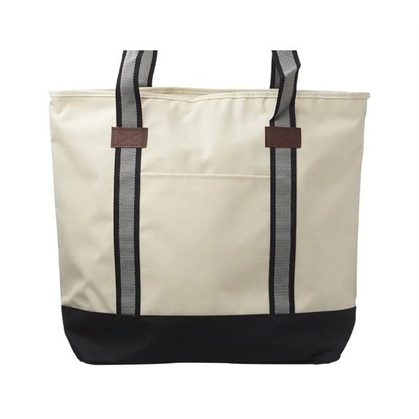 Large Sea Coast Polyester Tote Bag plus 1 color silkscreen imprint... from ASI 37218 Athena Promo (tm)